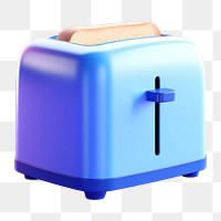 Appliance suitcase toaster purple. AI generated Image by rawpixel.