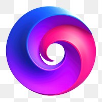 Purple spiral technology flowing. 