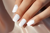 Nail mockup png cosmetic, transparent design