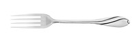 Png metal fork, isolated object, transparent background