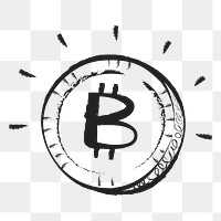 Cryptocurrency coin png illustration, transparent background