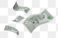 Png Netherlands 1000 gulden bank notes, transparent background