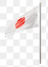 Png flag of Japan collage element, transparent background