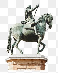 Png Spanish King statue Plaza Mayor, transparent background