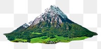Png Switzerland nature mountain landscape, transparent background