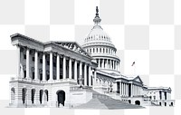 Png USA's Capitol Hill, transparent background