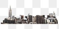 Png New York  cityscape, transparent background
