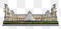 Png Louvre museum in France, transparent background