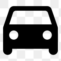 Png car  icon collage element, transparent background