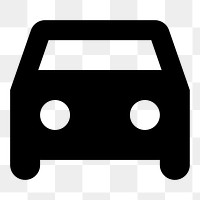 Png car  icon collage element, transparent background