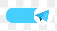 PNG Share slide icon, paper airplane, transparent background