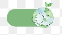 PNG Green globe slide icon, transparent background