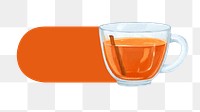 PNG Hot tea slide icon, transparent background