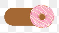 PNG Donut slide icon, transparent background