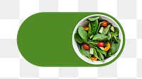 PNG On salad icon, transparent background