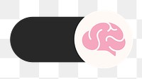 PNG Brain slide icon, transparent background