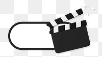 PNG Movie slide icon, transparent background