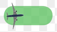 PNG Airplane mode slide icon, transparent background