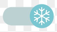 PNG Snowflake slide icon, transparent background