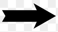 PNG Black arrow, clipart, transparent background