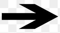 PNG Black arrow, clipart, transparent background