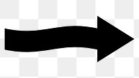 PNG Black arrow, clipart, transparent background