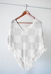 Poncho png mockup, transparent design