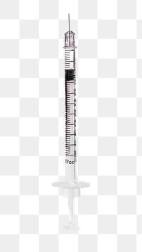 Png small syringe, transparent background