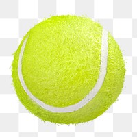 Png tennis ball, isolated image, transparent background