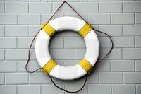 Life buoy png mockup, transparent design