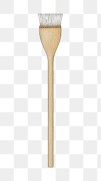PNG Japanese paint brush, art tool illustration, transparent background. Remixed by rawpixel.