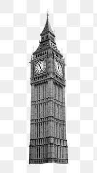 Png Big Ben the great clock, transparent background