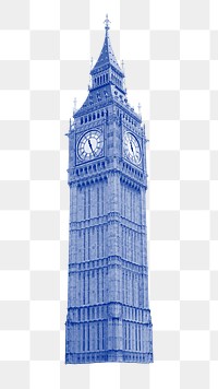 Png Big Ben the great clock, transparent background