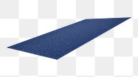 Png navy blue flat rectangle, transparent background
