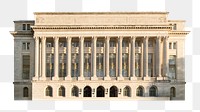 Png Federal Building in USA, transparent background