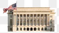 Png USA Federal Building in Washington, transparent background