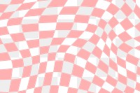 Pink distorted checkered png pattern, transparent background