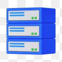 PNG 3D computer drives, element illustration, transparent background