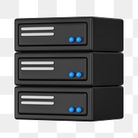 PNG 3D computer drives, element illustration, transparent background