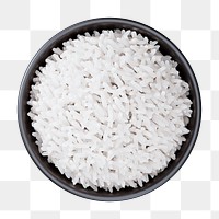 PNG 3D rice bowl, element illustration, transparent background