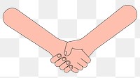 PNG Handshake, gesture illustration, transparent background