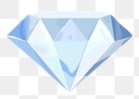 Blue diamond png, transparent background