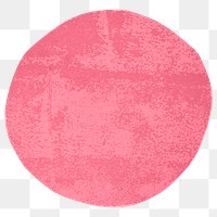 PNG Pink circle  shape, paper craft element, transparent background