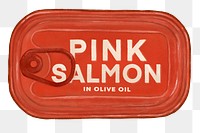 PNG Canned salmon, food illustration, transparent background