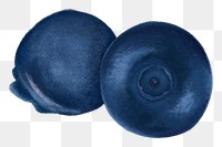 Blueberry fruit png, food illustration, transparent background