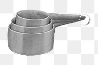 Measuring cups png, object illustration, transparent background