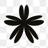 Flower icon png, transparent background