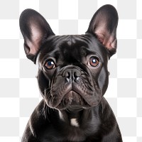 PNG French Bulldog png dog, transparent background 