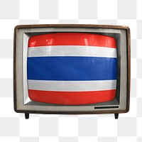 Png Thailand flag TV, transparent background