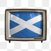 Png TV Scotland flag, transparent background